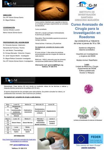 Curso Avanzado de Cirugia